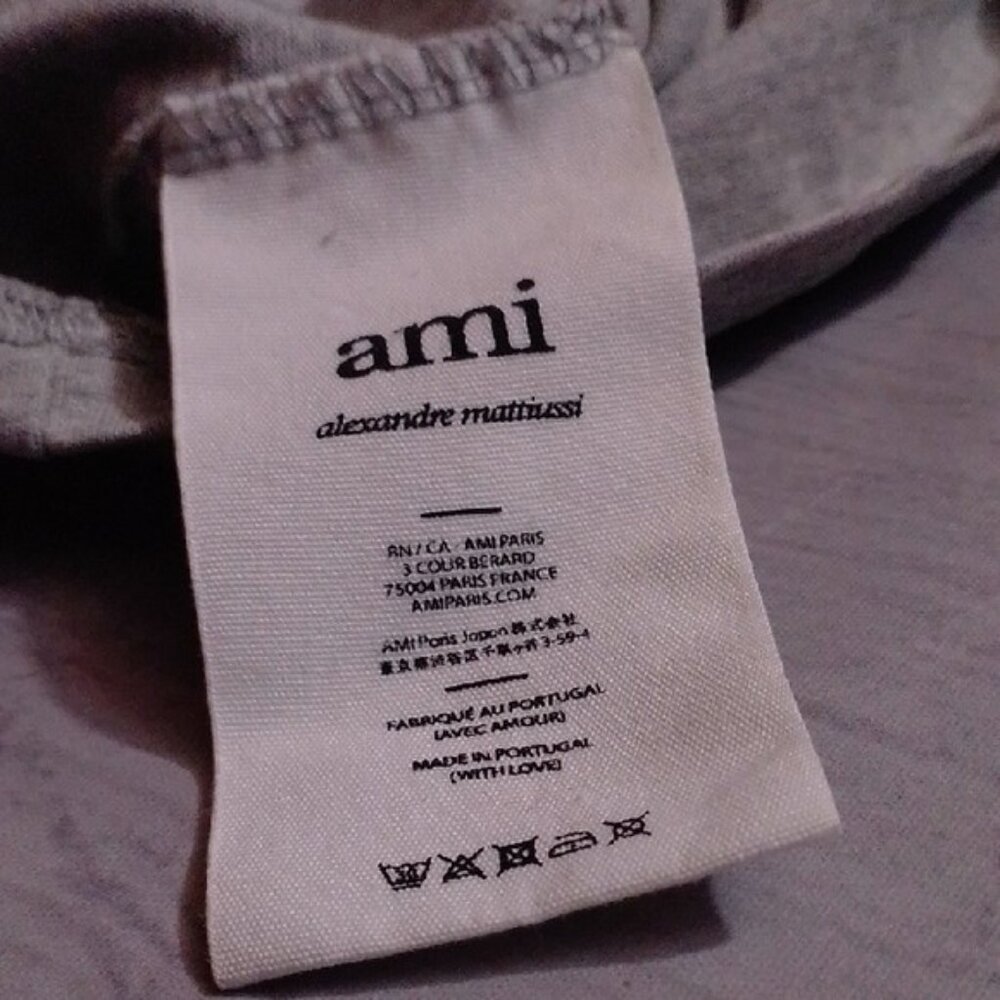 AMI Paris Ami de Coeur organic cotton T-shirt - Picture 3 of 8